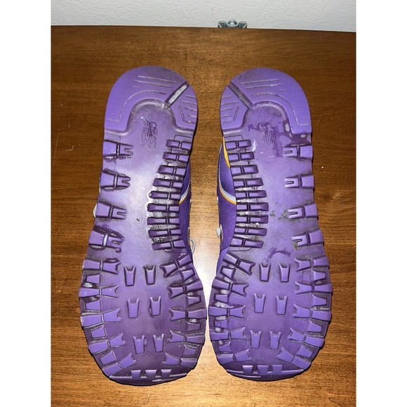 New Balance 574 Stadium Jacket Running Shoes Mens 9.5 Womens 11 LSU LA Lakers - Picture 8 of 9